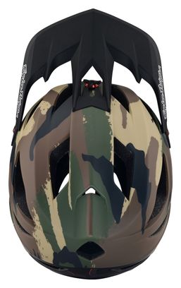 Casque Intégral Troy Lee Designs Stage Mips Signature Camo Vert