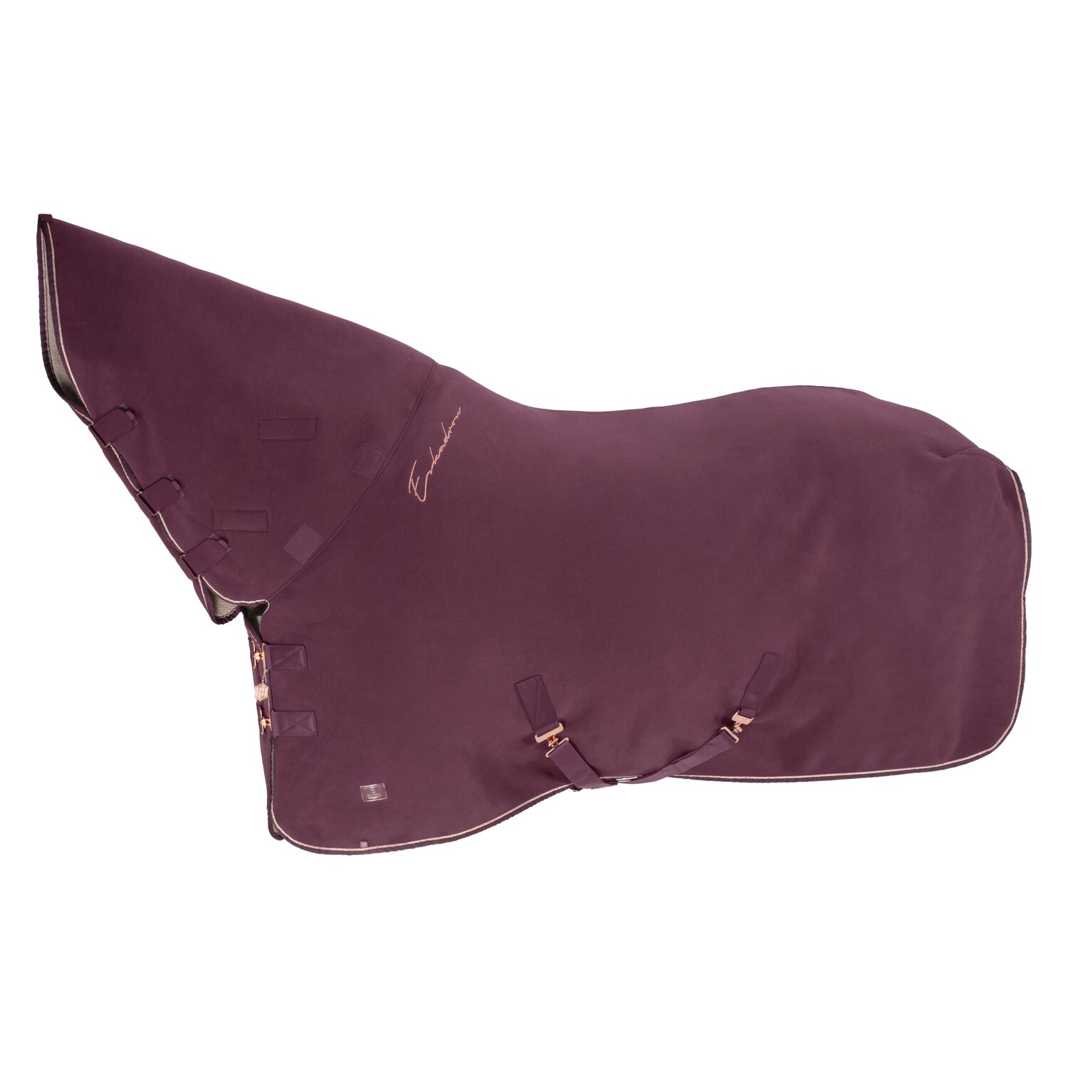 ESKADRON Heritage Abschwitzdecke Polarfleece Highneck  - cassis