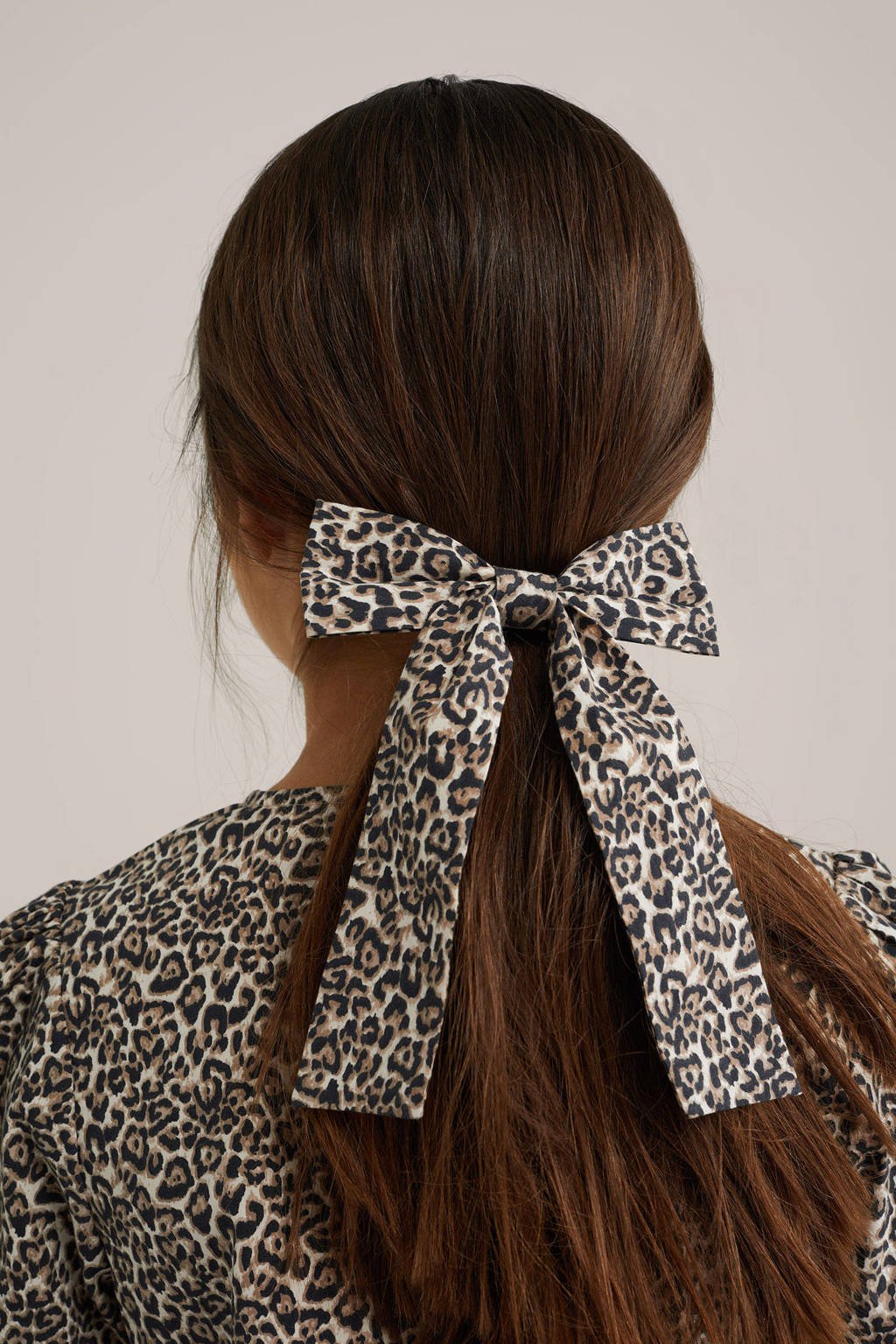 WE Fashion haarstrik panterprint