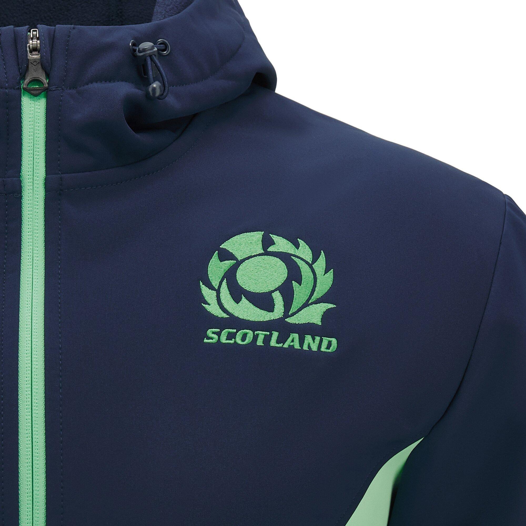 Macron Scotland Rugby Union Softshell Jacket 2024