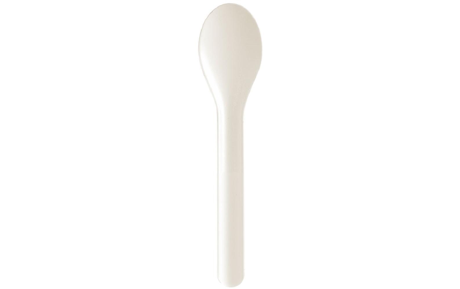 Einweg-Löffel Pluma, 15 cm, Weiss, 100 StückEinweglöffel aus Karton
