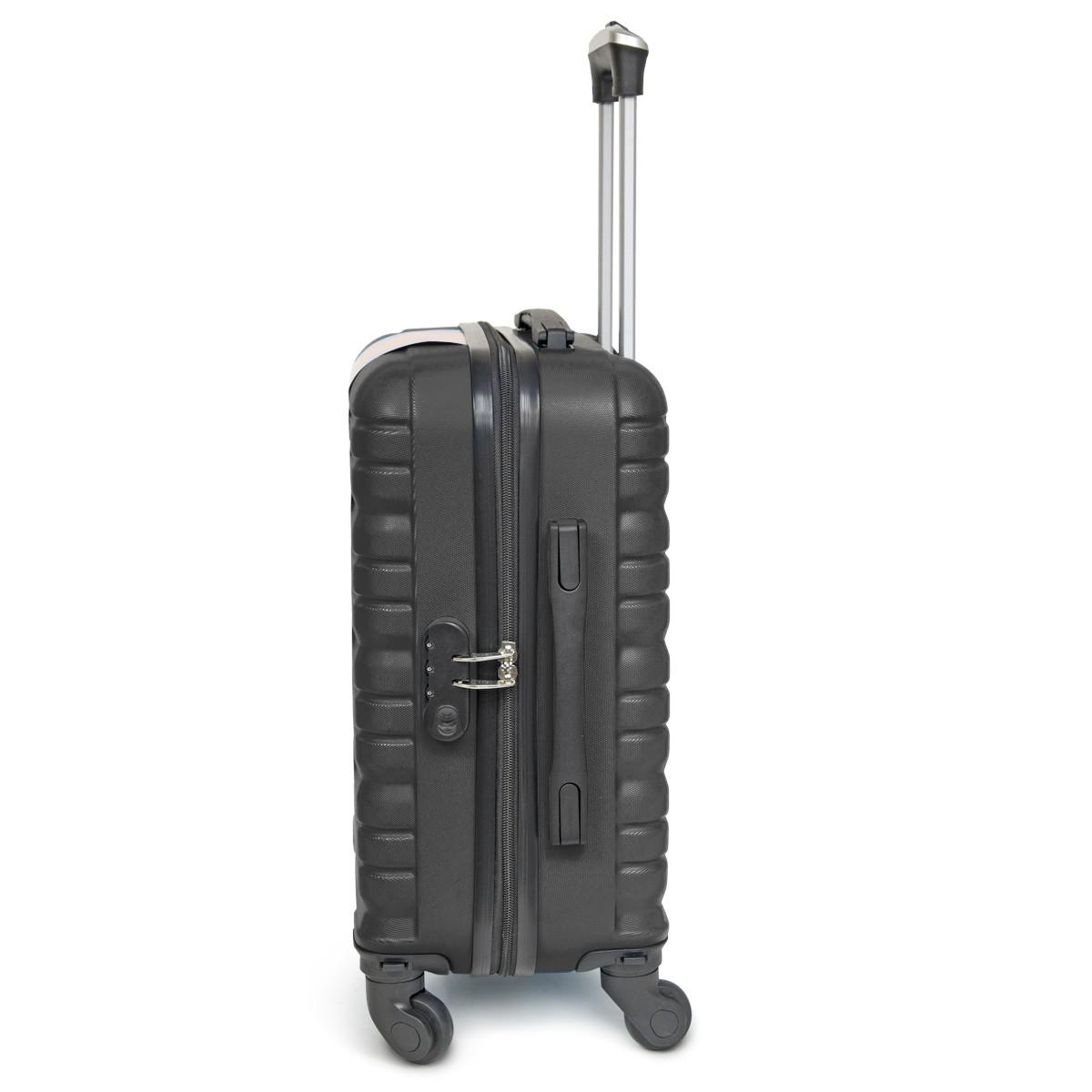 VALISE CABINE KINSTON NOIRE 50X36X20CM