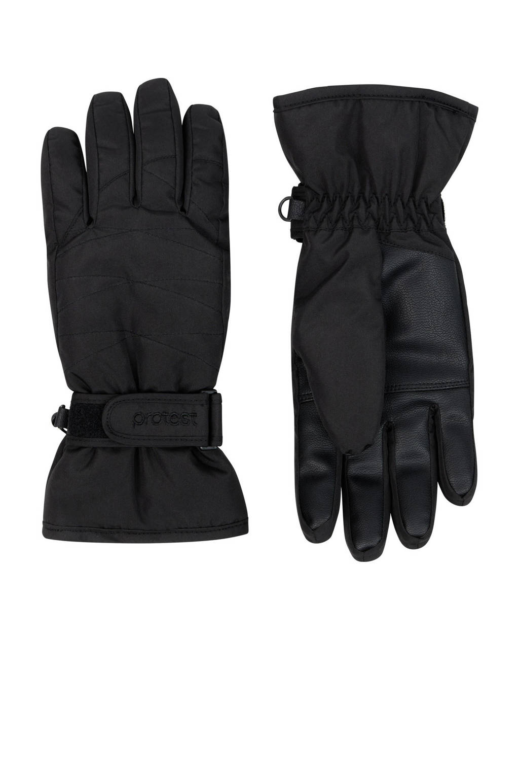 Protest skihandschoenen Kagura zwart