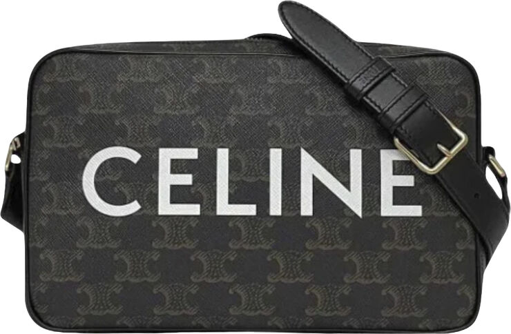 Celine Vintage Celine Shoulder Bag Black