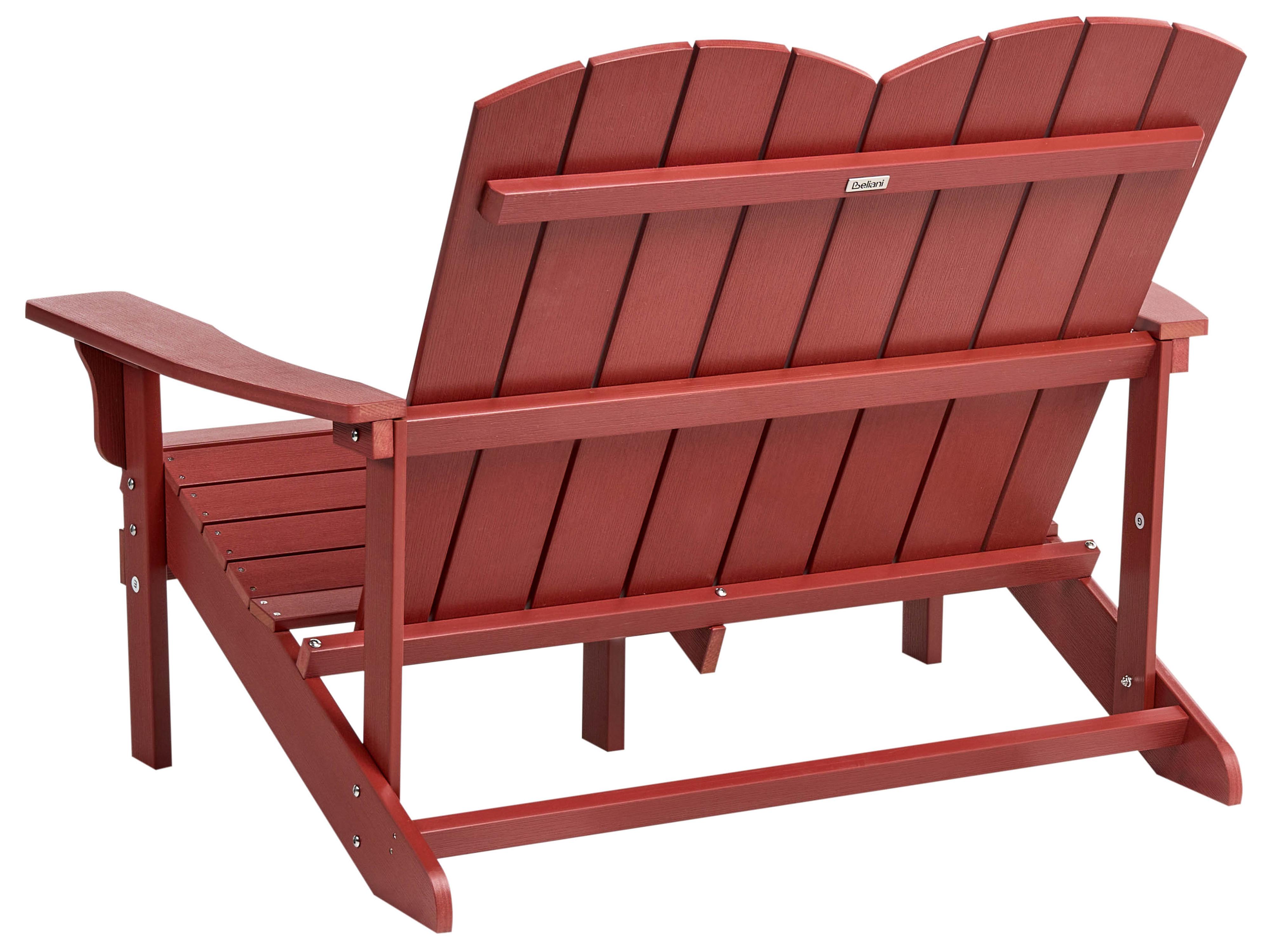 Tuinbank ADIRONDACK 125 cm Rood