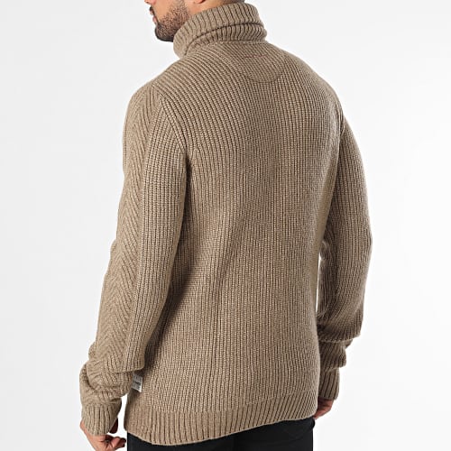 Pull Col Zippé Carmino 11516670D Beige