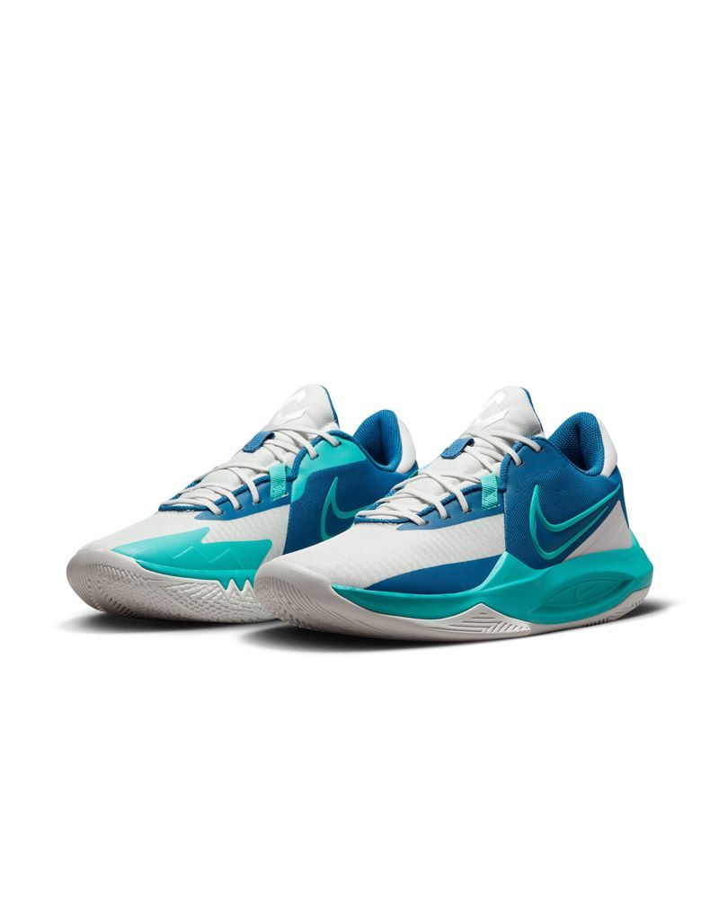 Chaussures de basket Nike Precision 6 Gris & Bleu pour homme