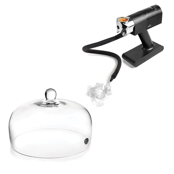 Lot fumoir avec cloche de 26 cm Lacor