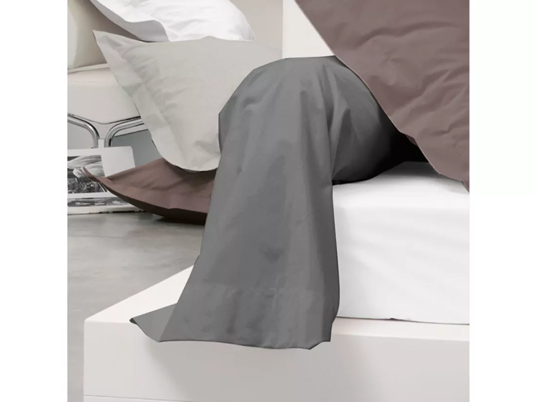 Taie de traversin uni 185X43 cm coton ALTO Manhattan