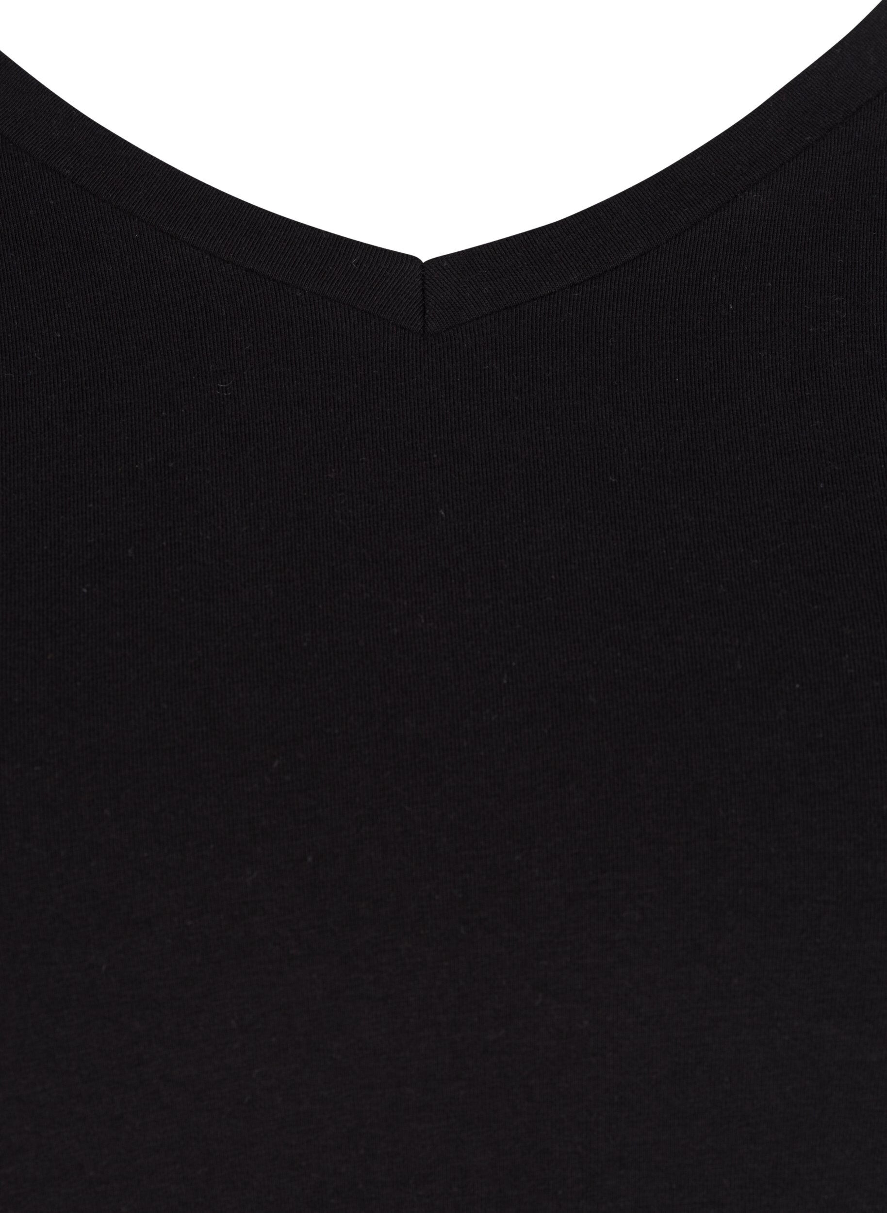 Ensfarvet basis t-shirt i bomuld