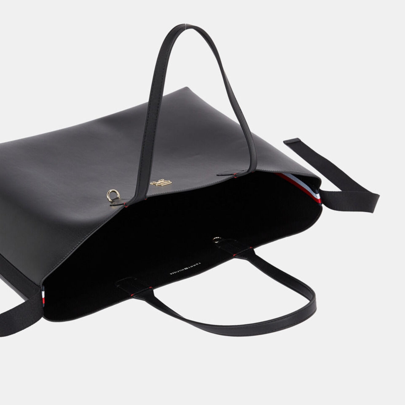 Tommy Hilfiger Sac cabas Iconic noir - 32x50x14 cm