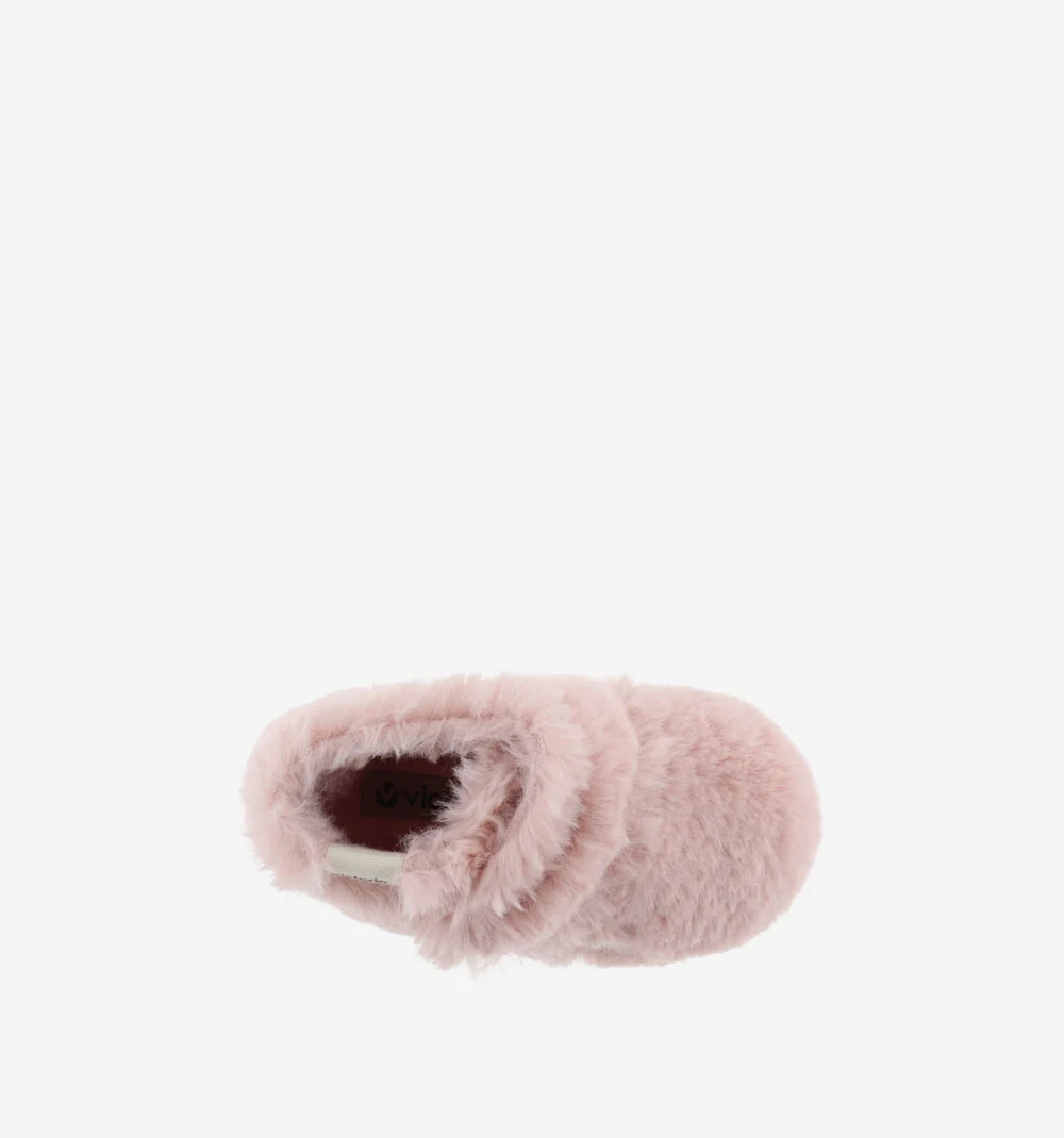 OJALÁ MAISON FOURRURE DOUCE Pantoufles pour enfants ROSA