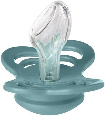 BIBS Couture Smokker 2-pack Silikon Str 1, Nordic Mint/Island Sea