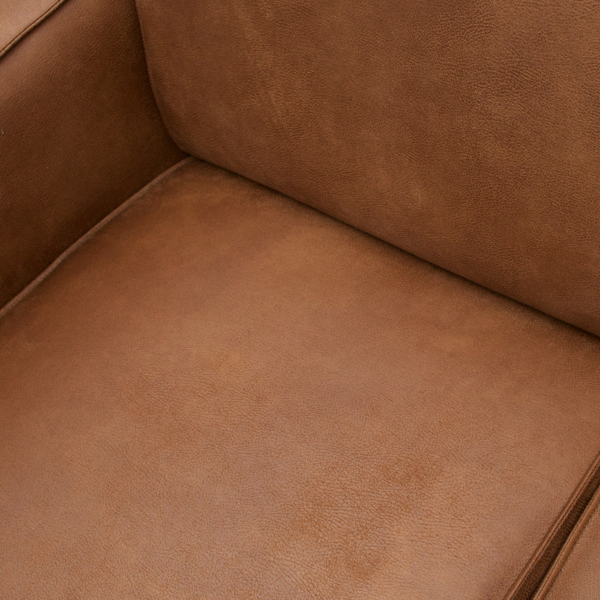 4-zits bank Statement Statement 4-zits Bank 280 cm - Lederlook - Cognac