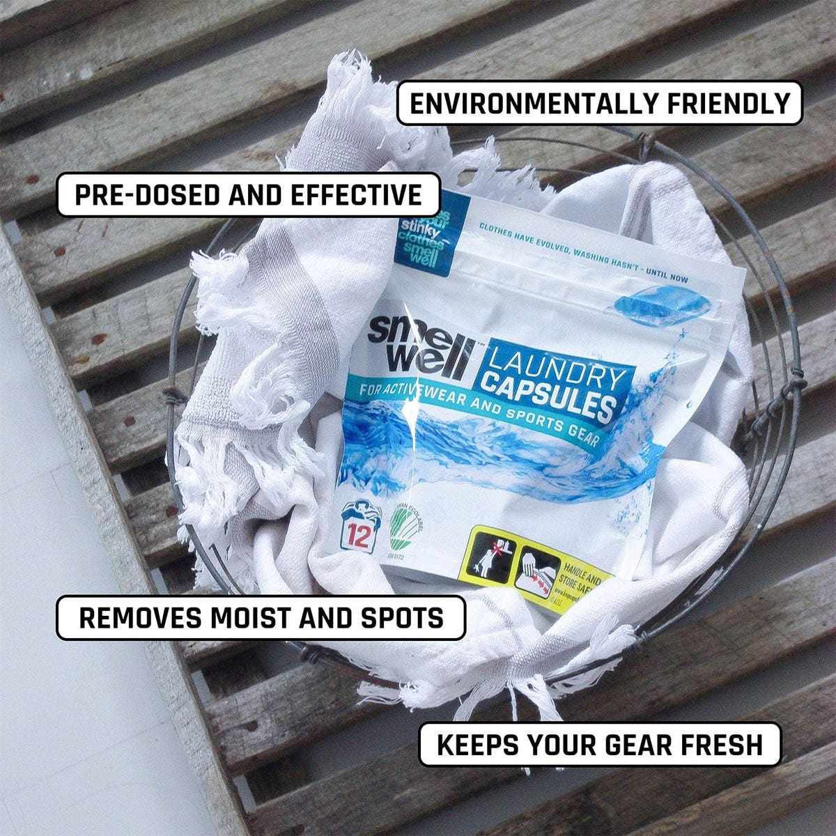 Smellwell  Laundry Capsules 12