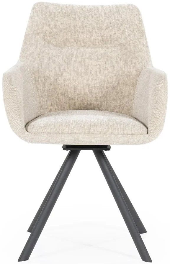Eetkamerstoel Taupe 240095 Bliss II B59.5 x D66 x H88 cm