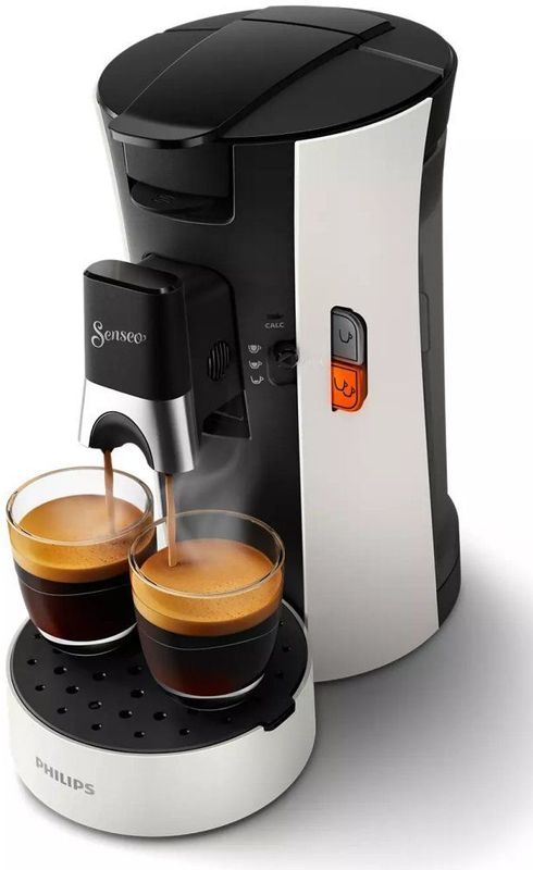 Philips Senseo Select CSA230/00 - Koffiepadmachine voor max 2 Kopjes Koffie - Exclusief Koffiepads - Diepzwart / Wit
