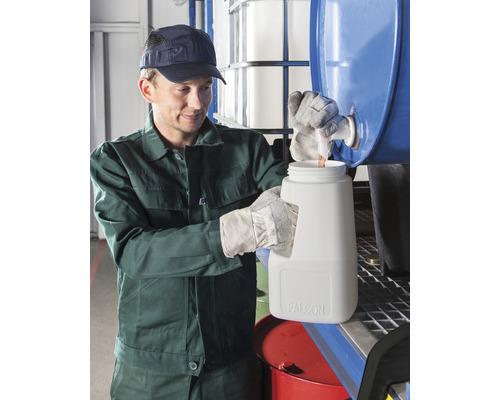 Falcon Lubriflex vulbus met verwisselbare schenktuit, kunststof, 2 l