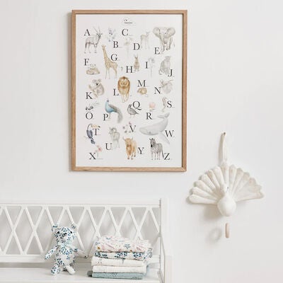 Cam Cam Copenhagen Alfabet Plakat, Engelsk