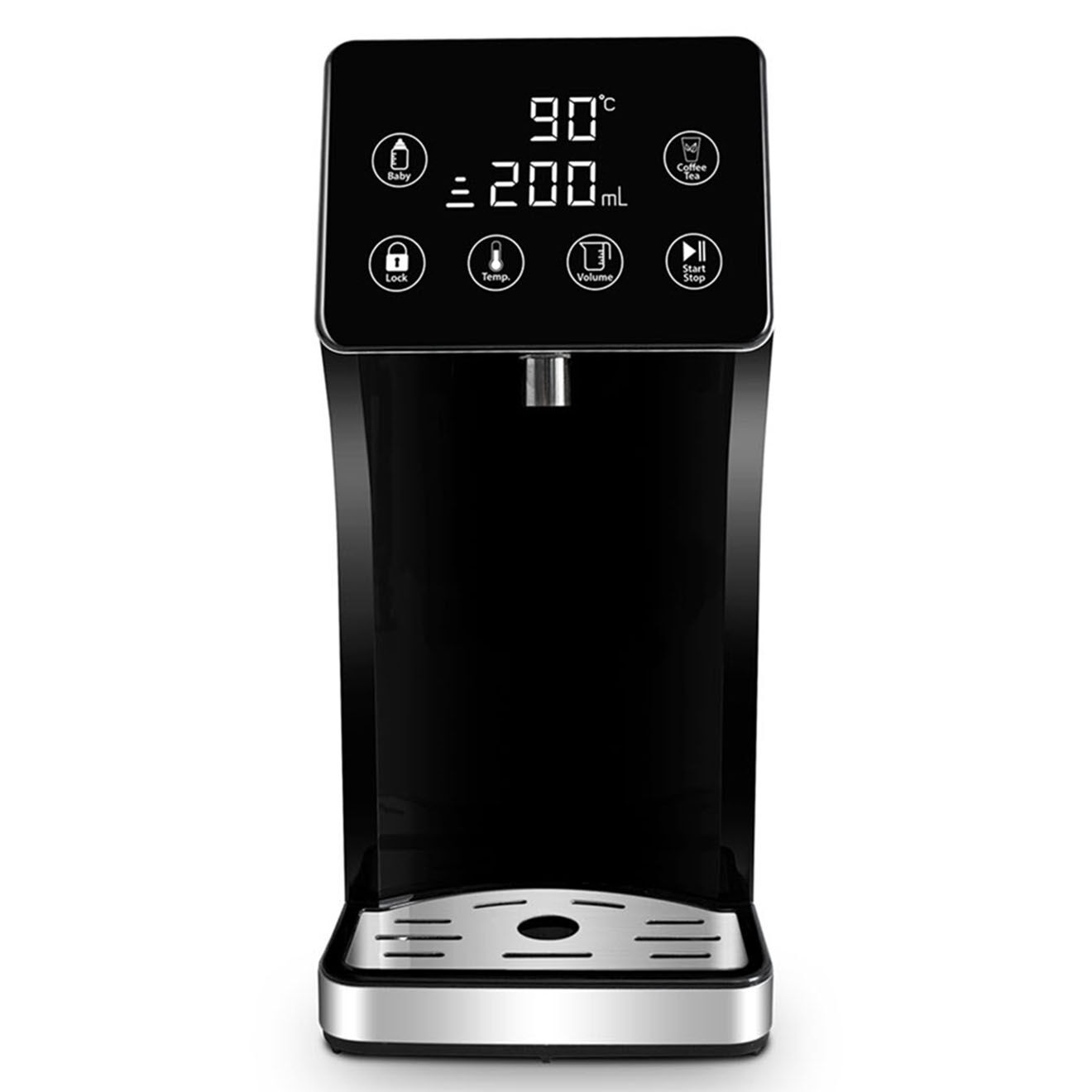 Kitchencook Distributeur d'eau tempérée noir  - 62x37.5x35.5 cm