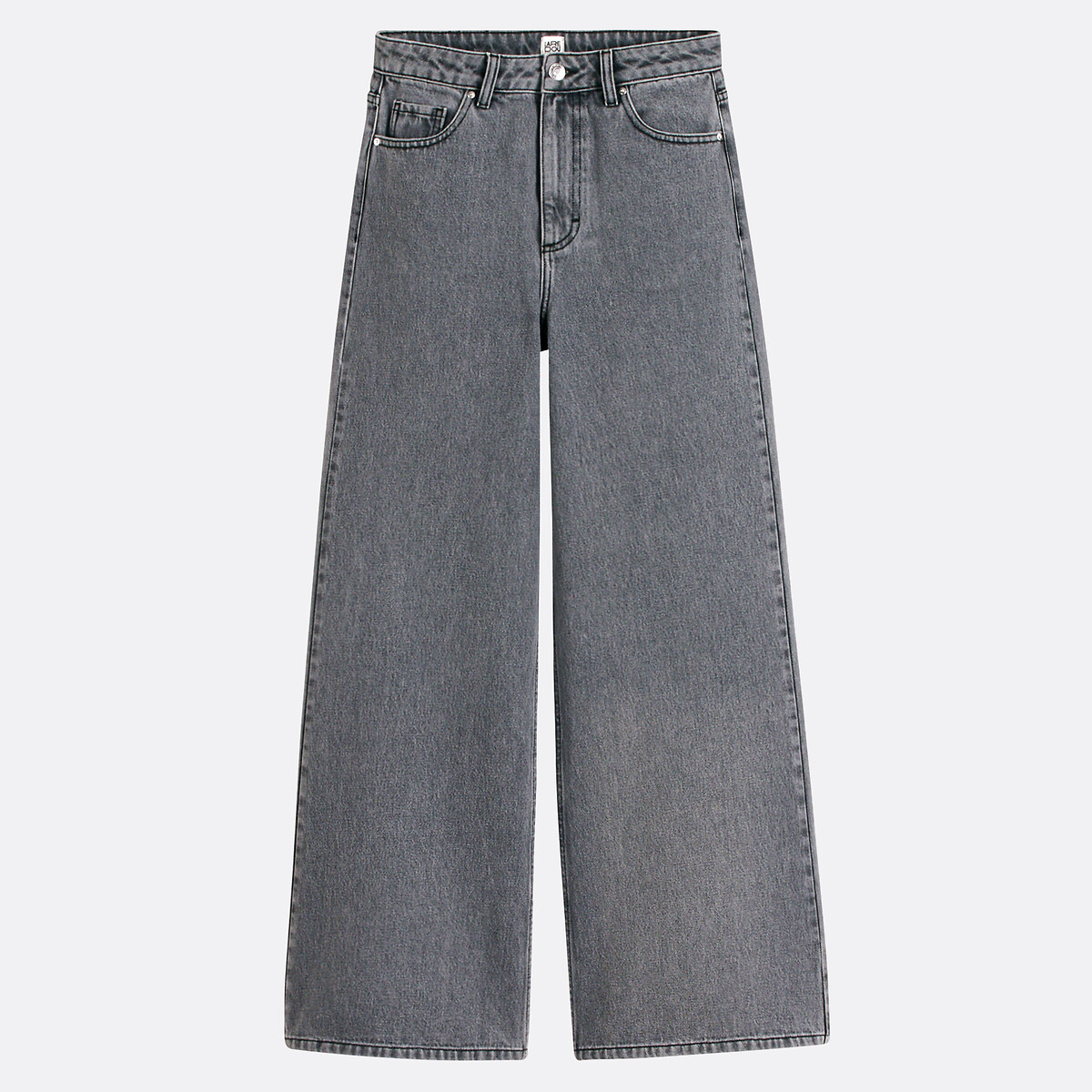 COLEÇÕES LA REDOUTE<br>Calças jeans extra grandes, cintura alta