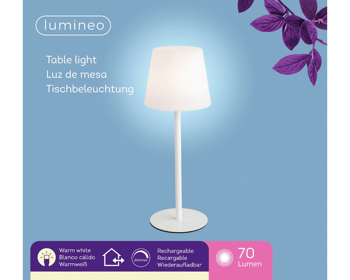 Lumineo LED-Tischlampe