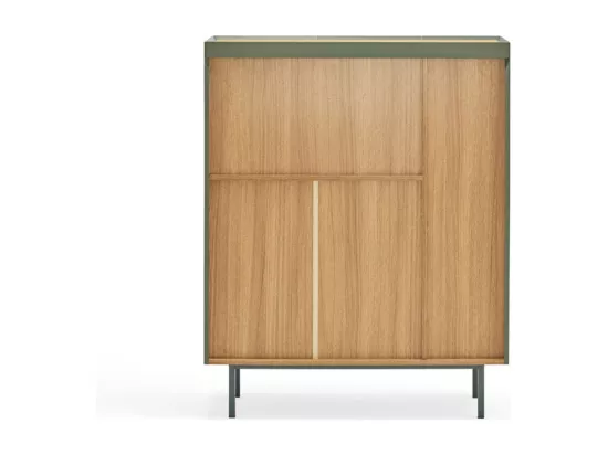 Arista - Casier à bouteilles en bois : Couleur - Vert amande