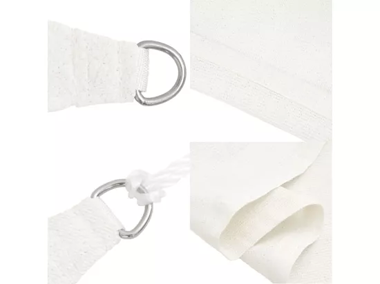 Voile d'ombrage 160 g/m² Blanc 4x7 m PEHD