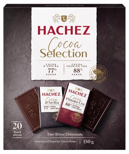 Hachez Täfelchen Cocoa Selection