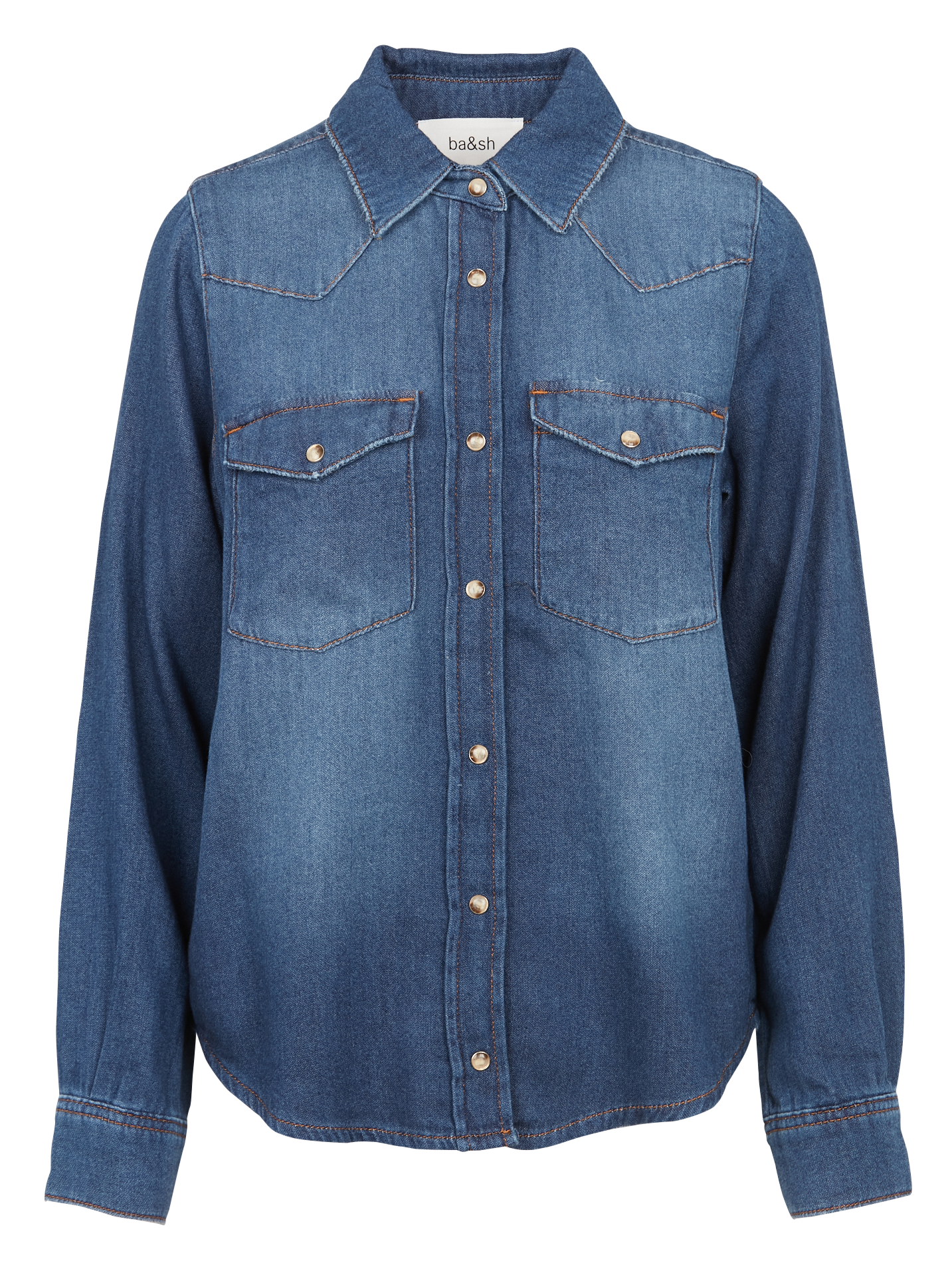 WALTER - Chemise col classique en coton | Bleu