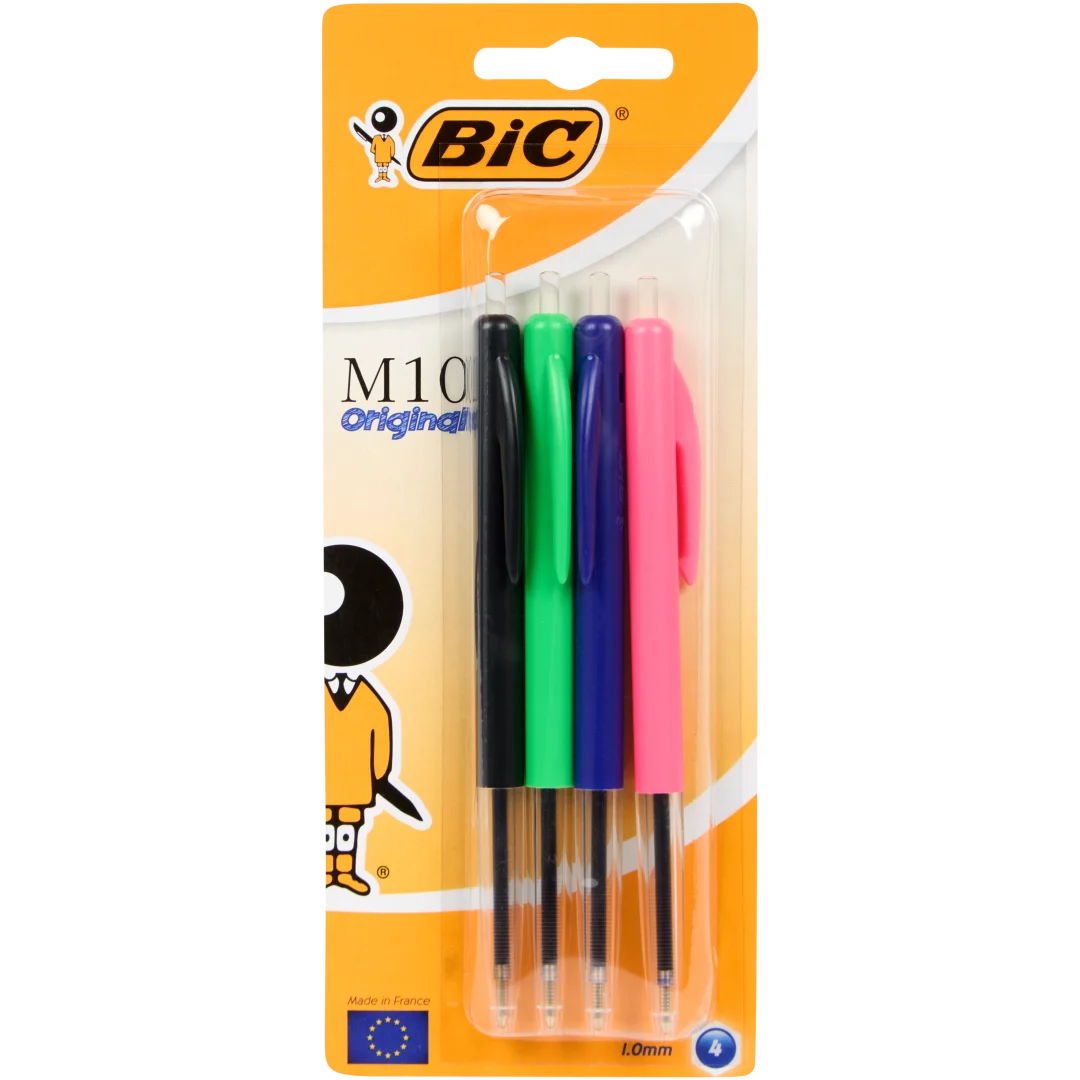 BIC balpennen M10 4 stuks