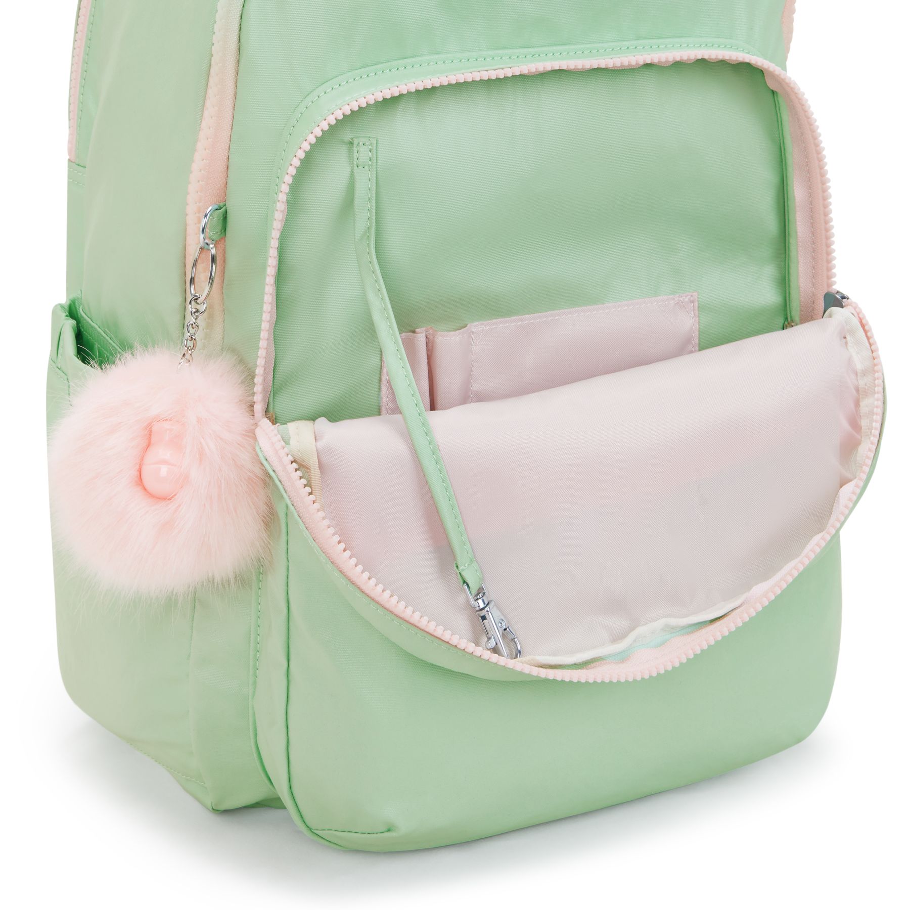 SEOUL COLLEGE Grand sac à dos avec compartiment séparé pour ordinateur portable - Soft Green Metallic