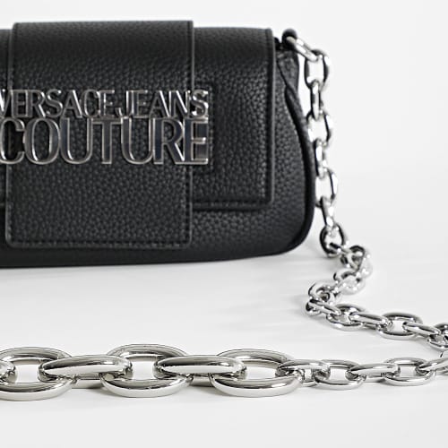 Sac A Main Femme Logo Loop 75VA4BB2 Noir Argenté