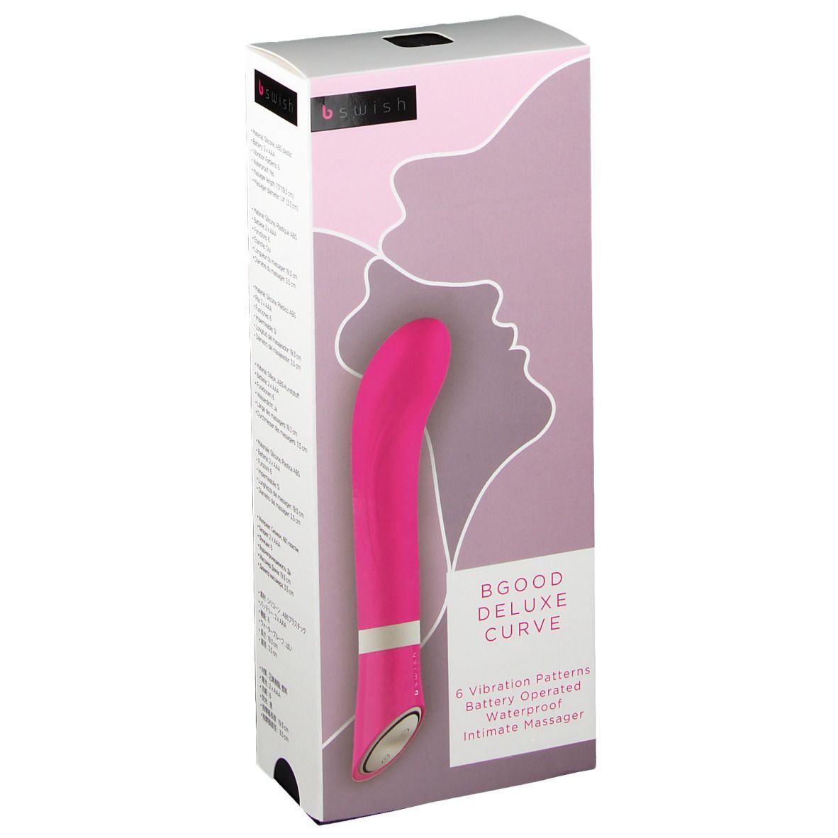 Vibrator bgood Deluxe Curve Petal pink