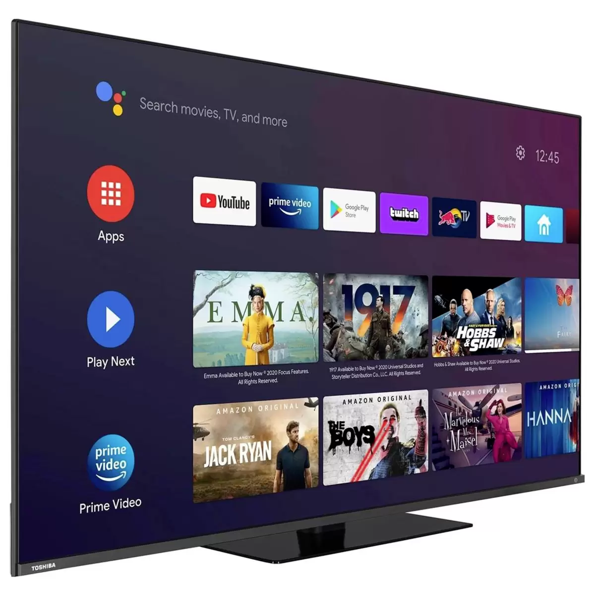 TV Toshiba 65QA7D63DG Schwarz