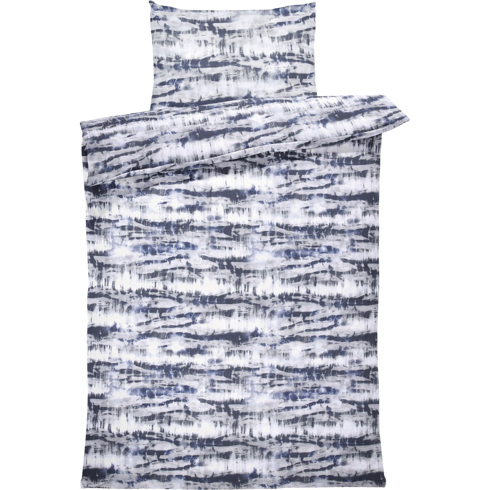 Bettwäsche Renforcé Batik blau