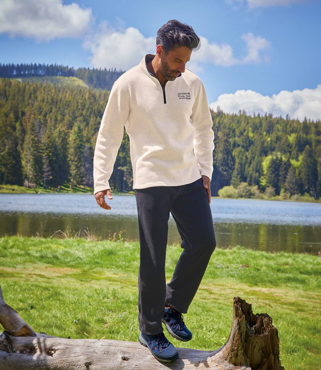 Sweat Molleton Zippé Winter Outdoor