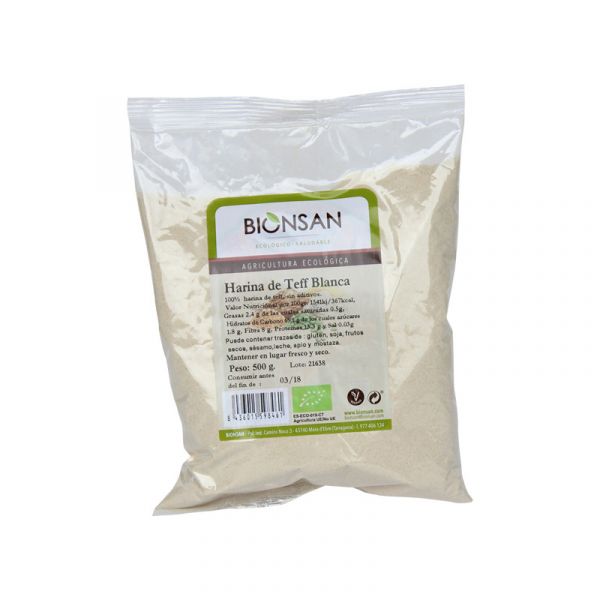 Bionsan Farinha Teff Bio Branca 500g