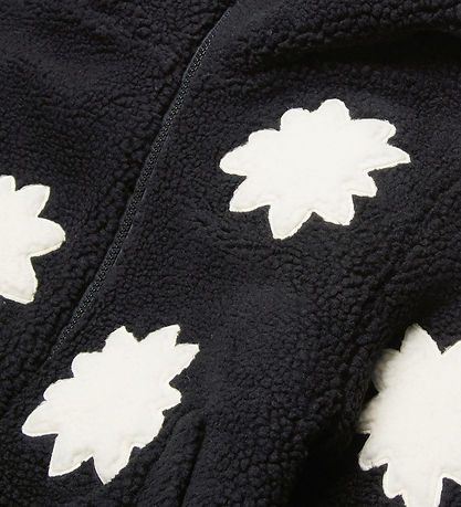 Marni Fleecejacke - Schwarz m. Weiß