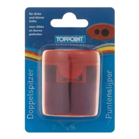 Stylex Doppel Dosenanspitzer, 3 Stück je 1x grün violett rot