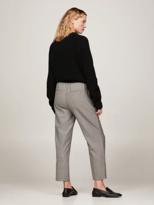 Calças Slim Fit com Cós Elástico com Logotipo