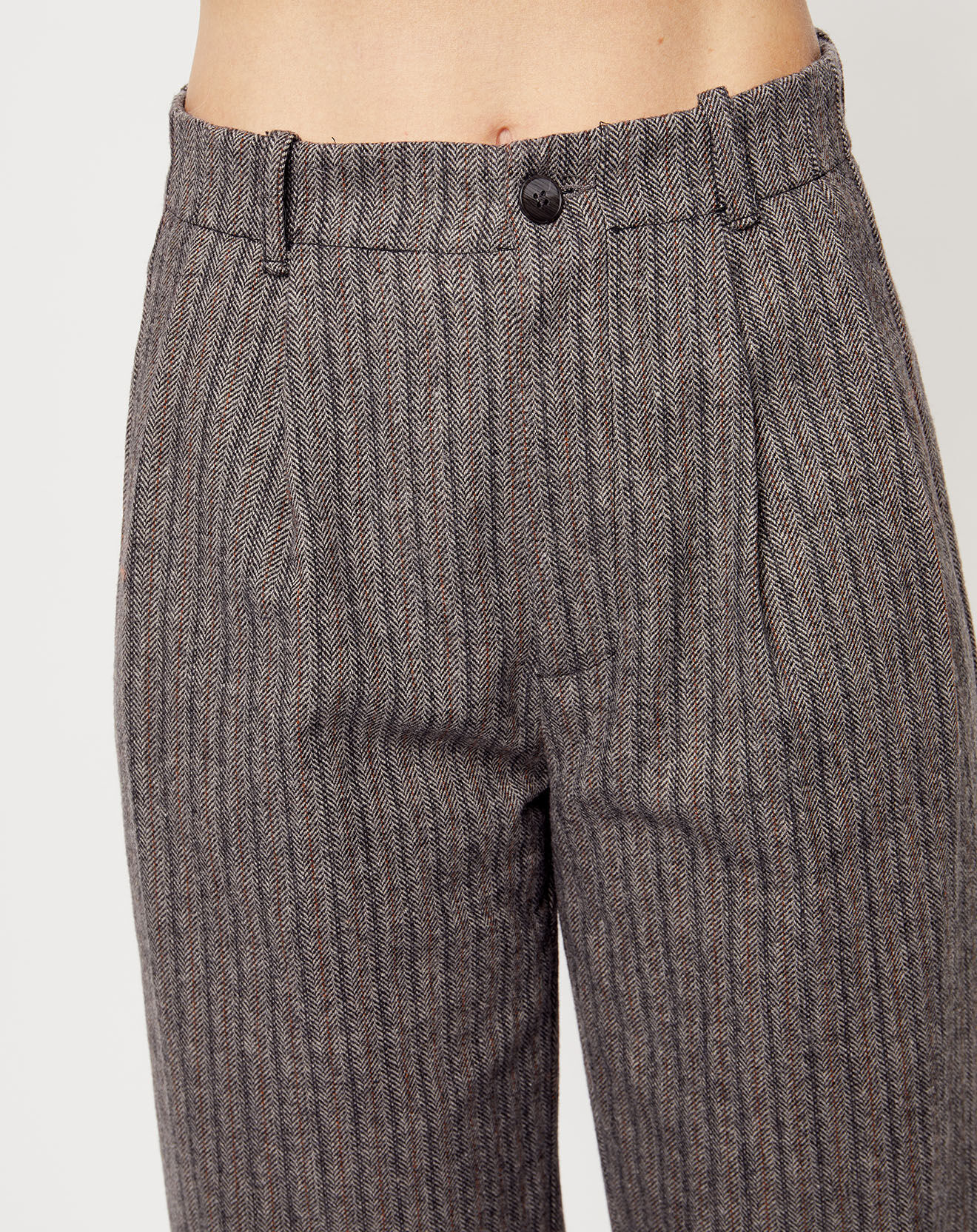 See u Soon Pantalon en Laine mélangée Emy gris
