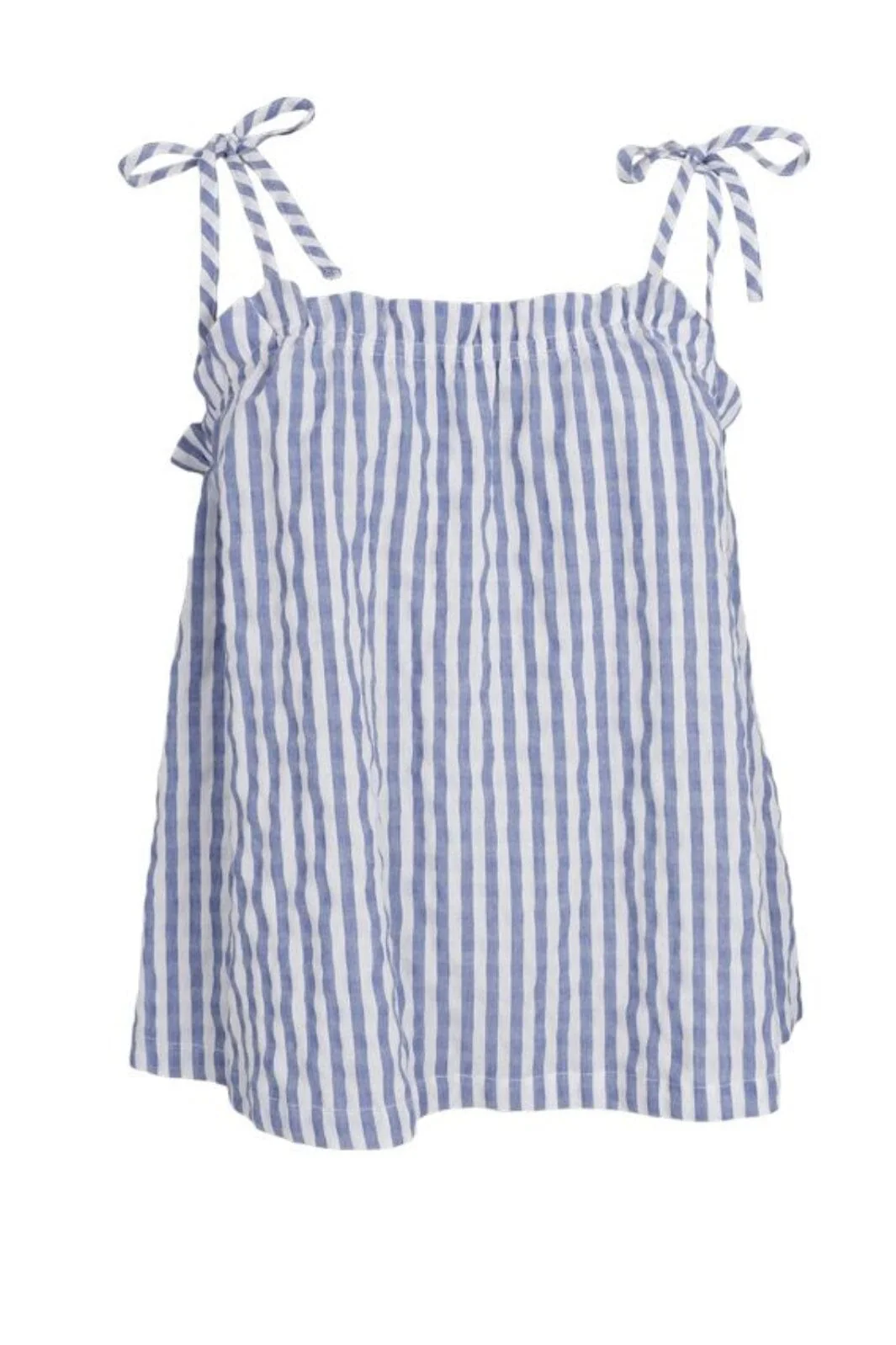 Black Colour Bcselma Strap Top shirts blue
