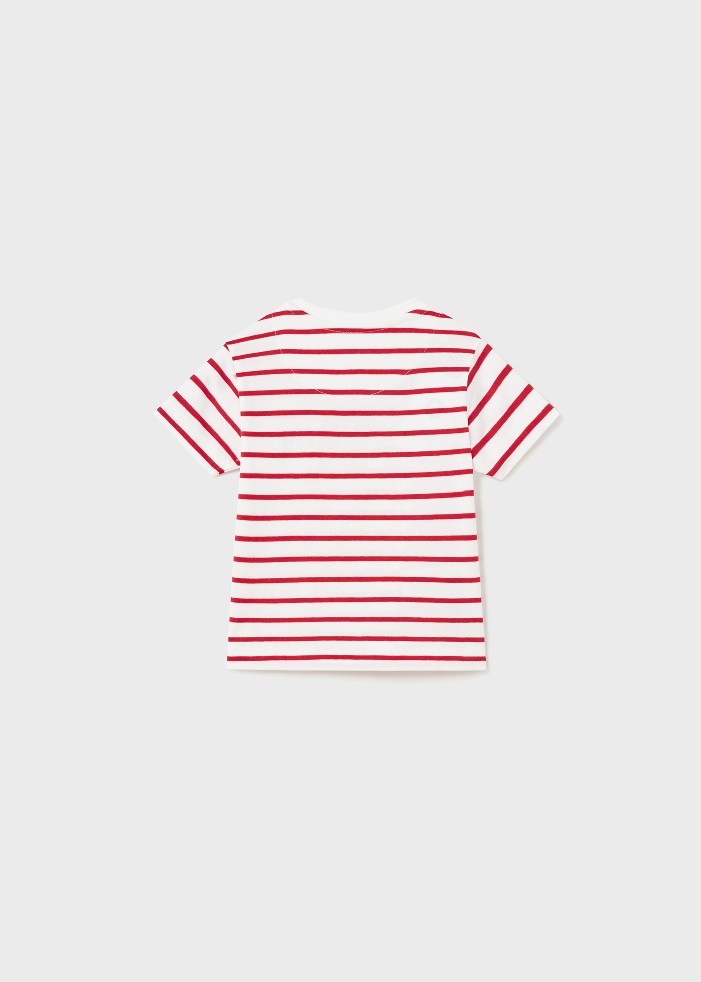 Conjunto de 2 camisetas infantis de manga curta em algodão sustentável