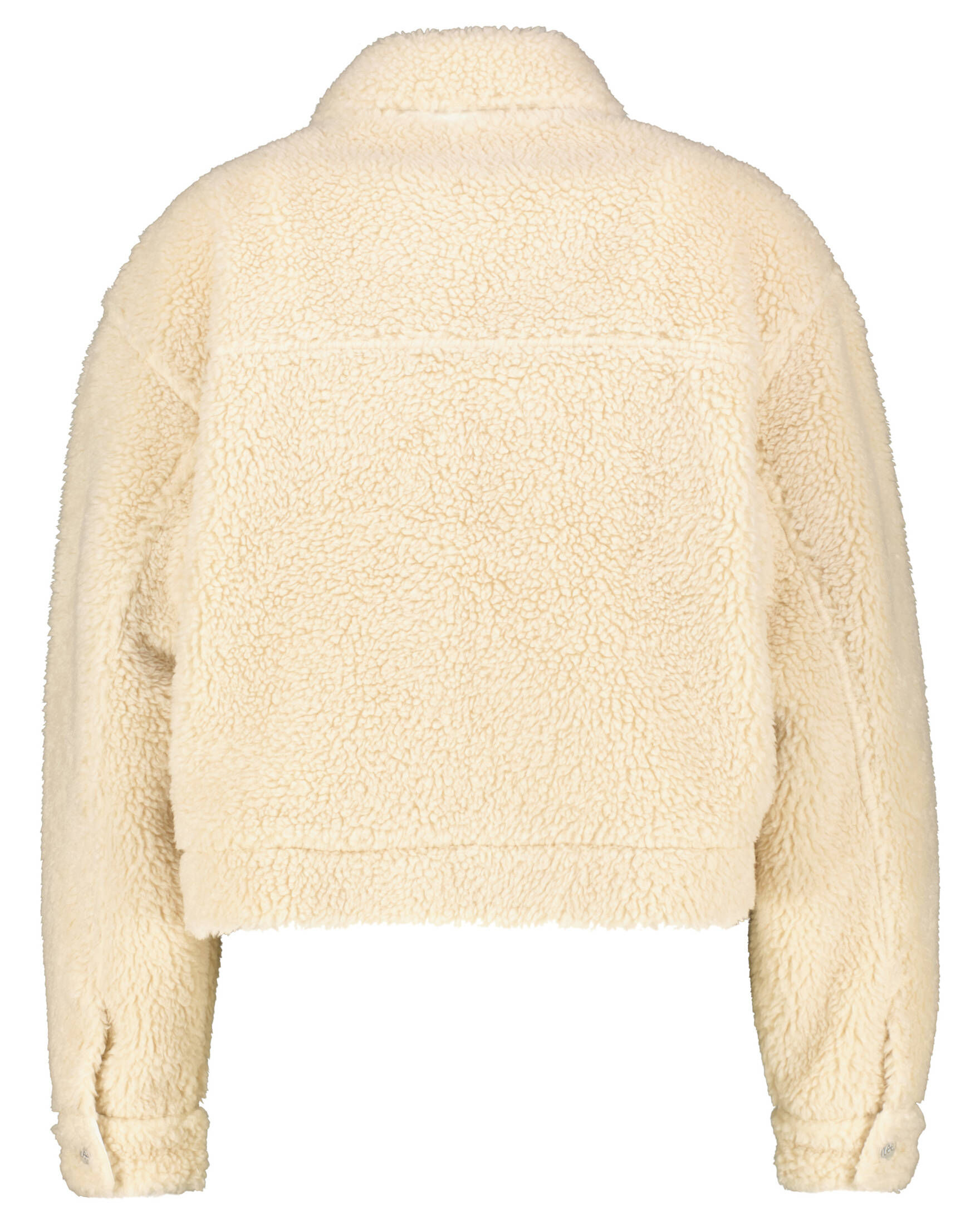 Lee| Damen Teddyjacke CROPPED SHERPA JACKET ECRU 112320654