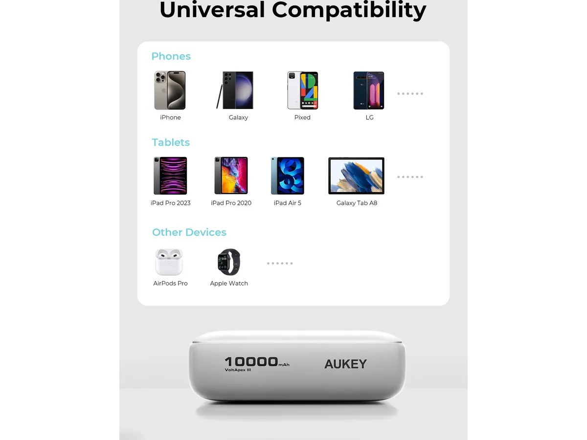 (20W) Spark Mini 10000mAh Powerbank USB C / USB A Ladegerät Power Delivery Quick Charge (PB-YY55 GD) - Gold