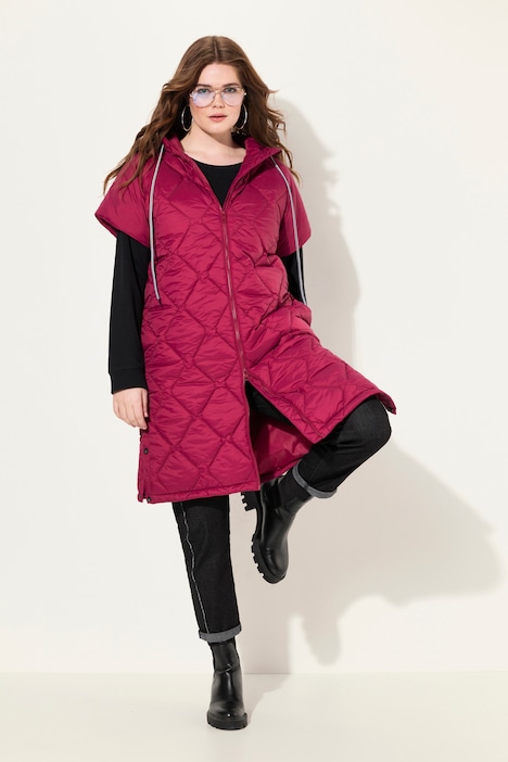 HYPRAR Steppweste, Tunnelzug, 2-Wege-Zipper, recycelt