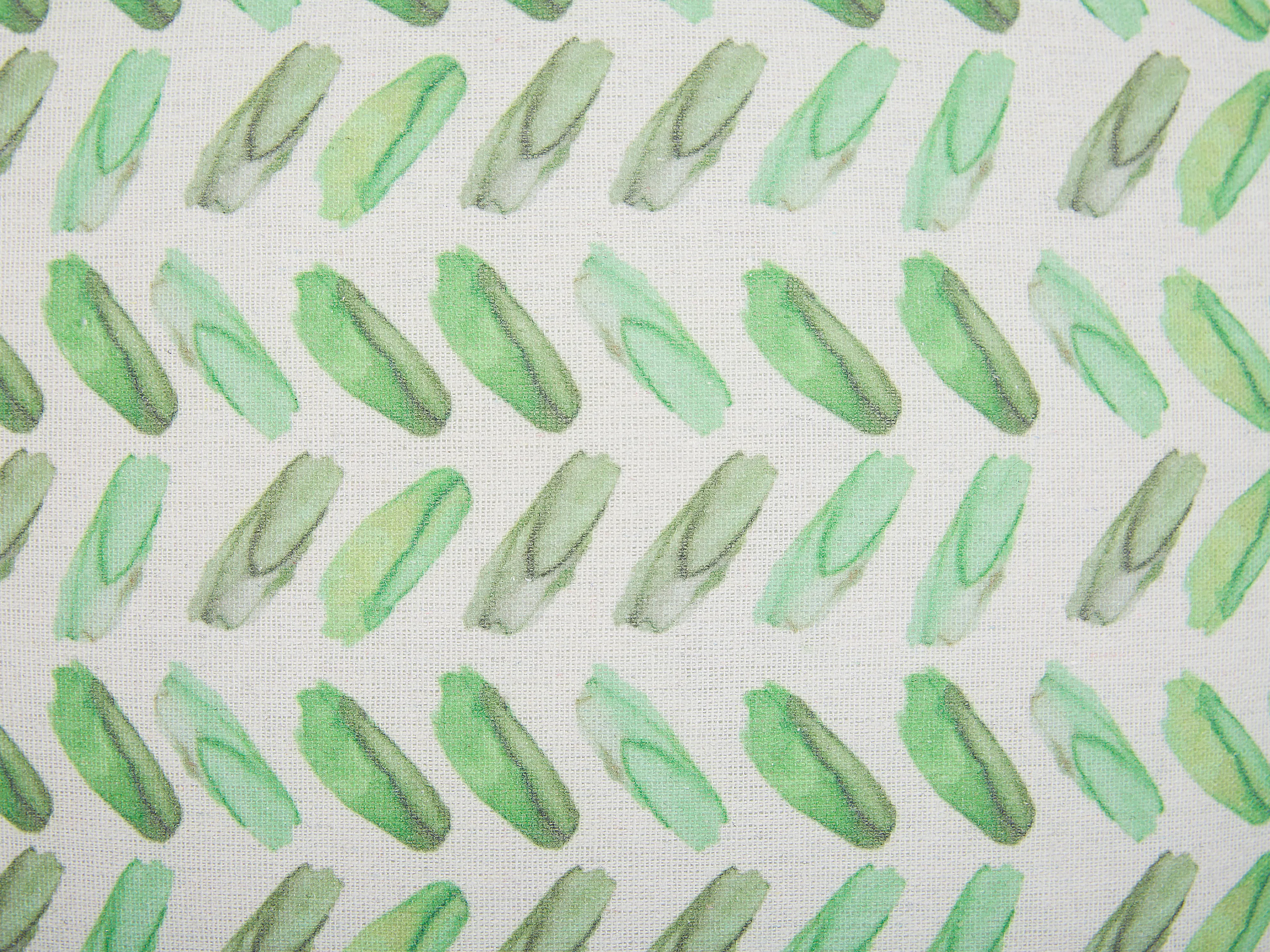 Set van 2 sierkussens PRUNUS 45 x 45 cm Groen abstract patroon