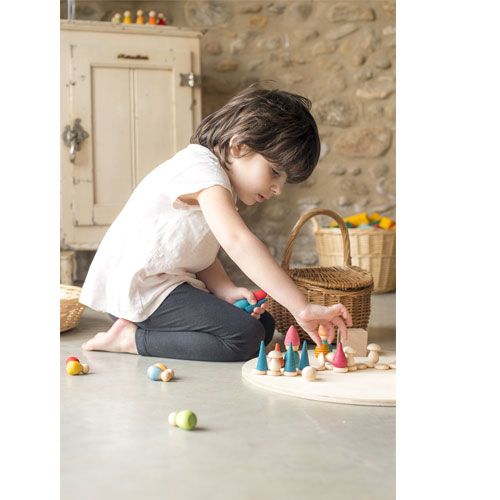 Grapat houten nins® kabouterset (42st)