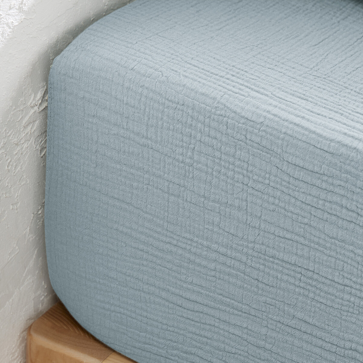 LA REDOUTE INTERIEURS<br>Lençol de baixo liso em tetra, dobrável 30cm, Kumla